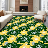 Yuletide Checkered Frosty Entryway Adornment(Yellow)