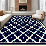 Lattice Vintage Inspired Cushioned Flooring(Beige)