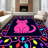 Illuminated Feline Holiday Whimsical Festive Novelty Gift(Pink)