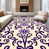 Elegant Swirl Medallion Abstract Artistic Luxury Contemporary (Beige)