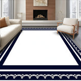 Elegant Border Pathway Collection With Symmetrical Interlocking Design (Blue)