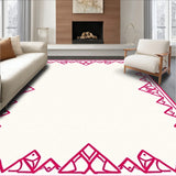 Lattice Trellis Design with Ornamental Border Floor(Pink)