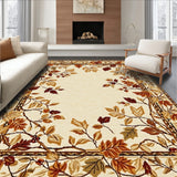 Harvest Bounty Medley Area Autumnal Beige Brown Design(Beige)