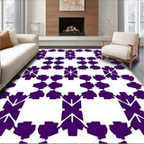 Classic Grid with Vibrant Hues (Purple)