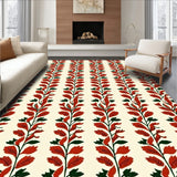 Enchanted Woodland Mosaic Featuring Interlocking Autumn Foliage(Red)