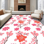 Boho Wildflower Meadow With Scattered Petal Motifs (Pink) - ODIKA