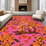 Autumn Jungle Wilderness Sunset Scenery(Pink)