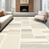Geometric Area Modern Beige(Beige)