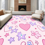 Playful Confetti Motif with Interlocking and (Pink)