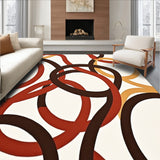 Abstract Swirl Modern Artistic Brushstroke Watercolor(Ivory)