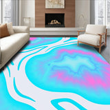 Mist Ombre Wave with Subtle Dreamscape Motifs (Blue) - ODIKA