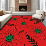 Enchanted Poinsettia Blossom Yuletide Decoration(Red)