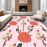 Delicate Blossom Cluster Arrangement with Interlocking Floral(Pink)