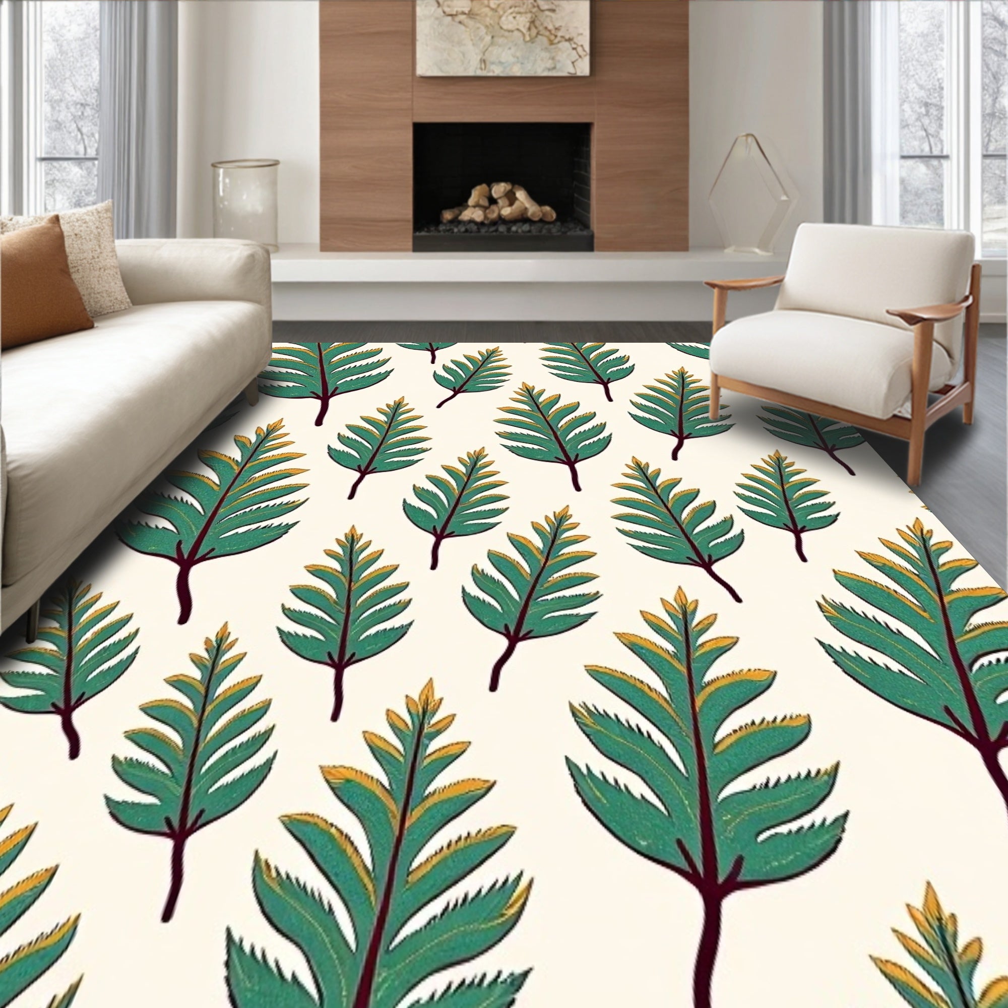 Nordic Spruce Quill Kaleidoscope Yoga(Ivory)