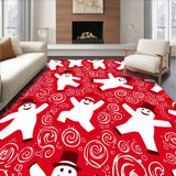 Jolly Frosty Wonderland Decorative Seasonal Entrance Pathway(Red)