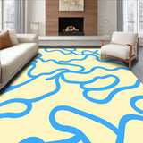 Arctic Cloud Drift Interlocking Wave Motif(Yellow)