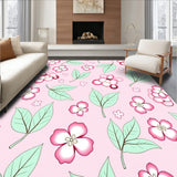 Blooming Orchard Pathway Semi Circle Entry with Nature Inspired Art(Pink)