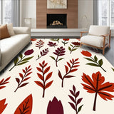 Autumn Harvest Herb Garden Design Anti Slip(Orange)