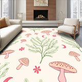 Celestial Mushroom Forest with Moon Botanical Area(Green)