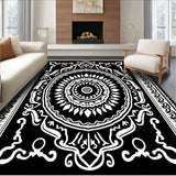 Boho Medallion Ornate Decorative Design (Black)