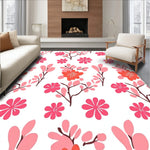Boho Wildflower Meadow With Scattered Petal Motifs (Pink) - ODIKA