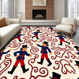 Enchanted Marching Band Swirl Patterned Protective Surface Guard(Beige)