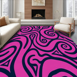 Dreamy Veined Stone Art Nouveau Contemporary(Pink)