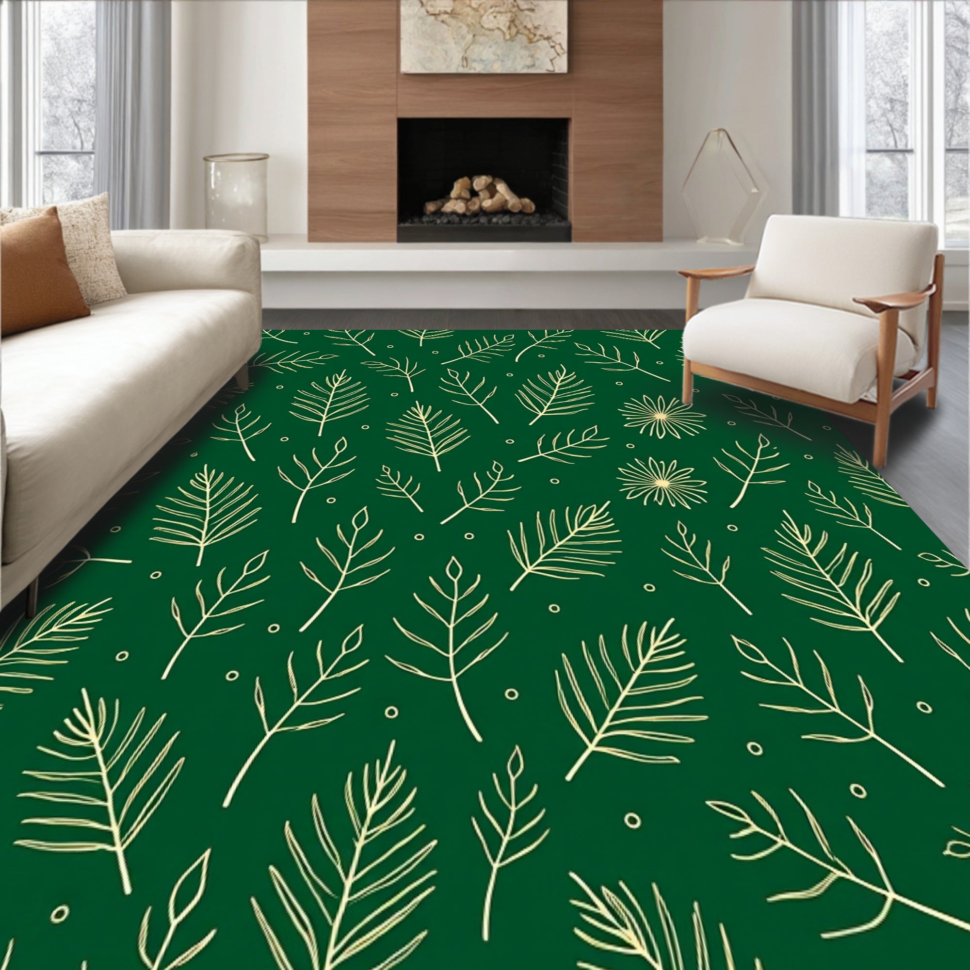 Enchanted Forest Pine Needle Walkway(Green)