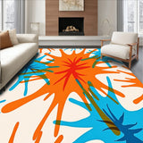 Porto Abstract Watercolor Splash Mediterranean Artistic Flow(Orange)