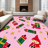 Winter Woodland Gnome Gift Box Absorbent Floor(Pink)