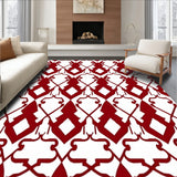 Nordic Lattice Decorative Winter Accent(Red)