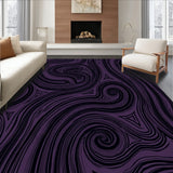 Enchanting Wave Cascade Fluid Motion Decorative Jewel (Purple)