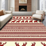 Festive Elk With Interlocking Motifs(Beige)