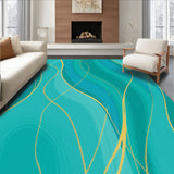 Mystical Azure Stream Elegant Fluid Dynamic(Blue)