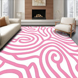 Heavenly Feather Spiral Embossed Zen Minimalist (Pink)