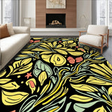 Botanical Grove Interlocking Leaf Motif(Black)