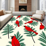 Cardinal Pine Branch Holiday Bathroom(Red)