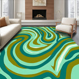 Fluid Dynamic Wave Ripple Textured Trendy Stylish Accessory (White)