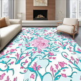 Botanical Garden Trellis with Climbing Rose Vines(Pink)