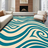 Cape Mediterranean Wave Tapestry(Beige)
