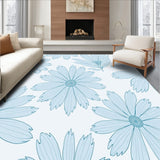 Enchanted Ice Blossom Displaying Magical Winter Florals(Blue)