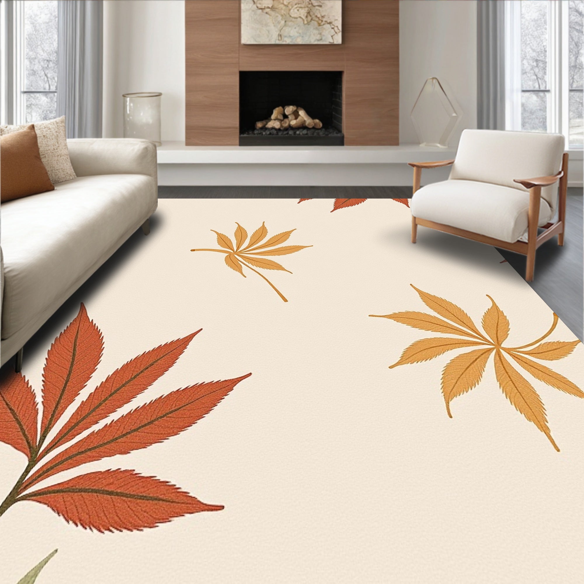 Whispering Wind Fallen Leaves Arch Accessory(Beige)