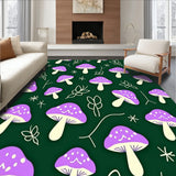 Enchanted Fairy Garden Mushroom Circle with Dancing Fireflies (Purple)