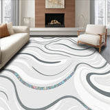 Abstract Wave Formation Decorative Statement(Gray)