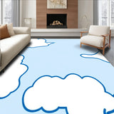 Minimalist Cloud Formation Entry Machine (Blue)