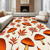 Harvest Season Collection with Autumn Leaves Motif(Orange)