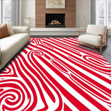 Cane Stripe Swirl with Peppermint Holiday Spiral(Red)