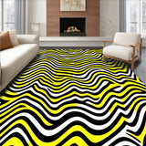 Contemporary Zigzag Decorative Accent(Yellow)