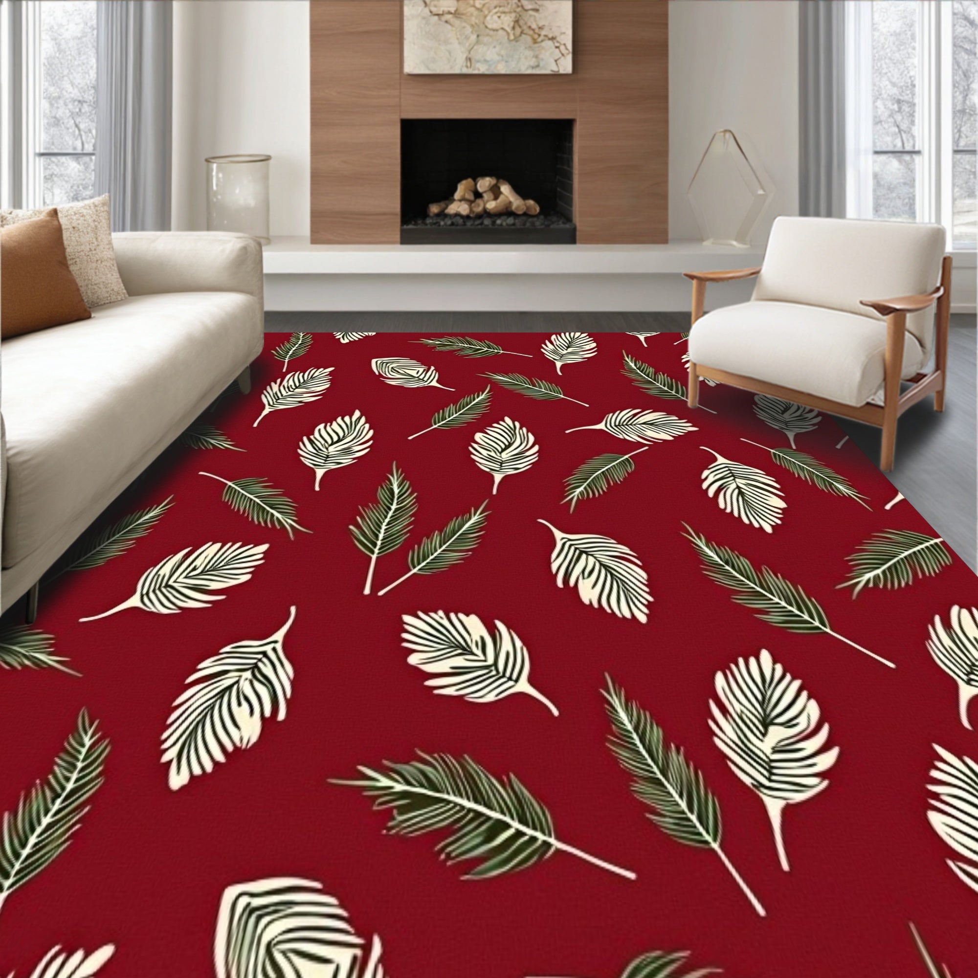 Graceful Pinecone Magnificent Splendid Extraordinary Jewel(Red)