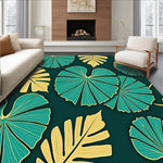 Monstera Leaf Cascade Botanical Tropical Art Design (Gold) - ODIKA